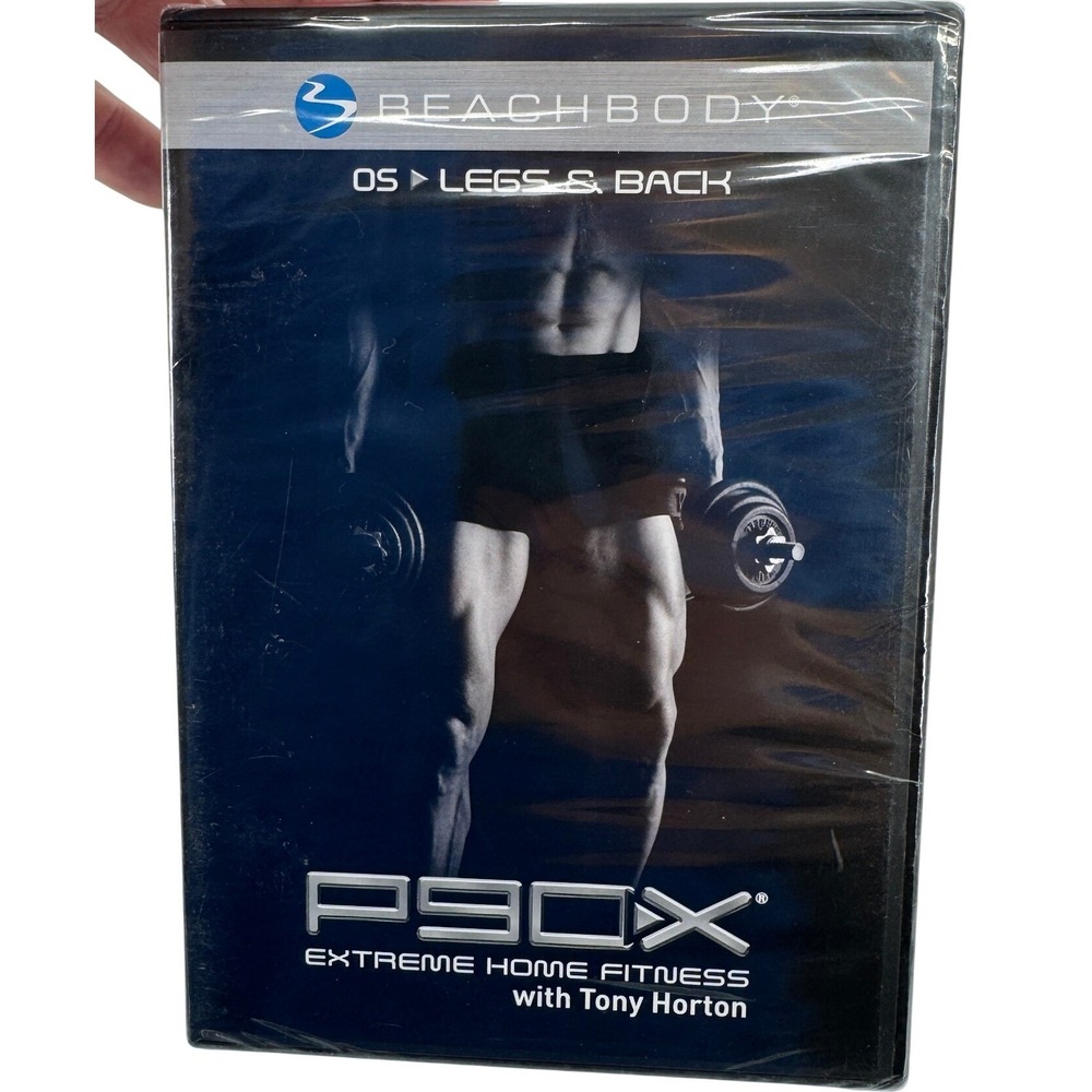Beachbody‎ P90X Legs & Back Workout DVD Tony Horton New Sealed Home Fitness 05